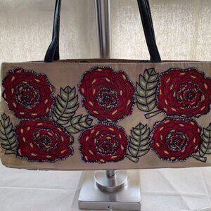 Santi flower beaded purse